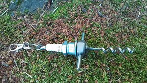 Sparkplug Corkscrew Keyrings