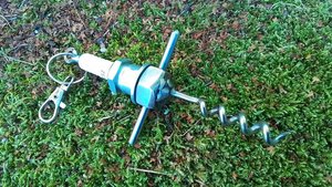 Sparkplug Corkscrew Keyrings