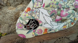 Large Pink Fruits Swan (SOLD)