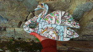 Large Chinese Garden Swan (added scene)