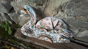 Large Chinese Garden Swan (added scene)