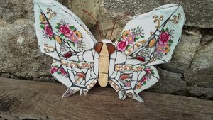 Pink Roses Swallowtail Butterfly