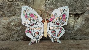 Pink Roses Swallowtail Butterfly