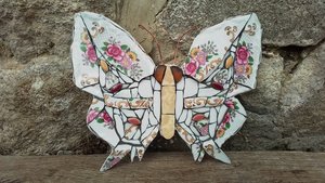 Pink Roses Swallowtail Butterfly