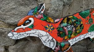 Large Floral Forest Fox (SOLD)