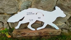 Large Floral Forest Fox (SOLD)