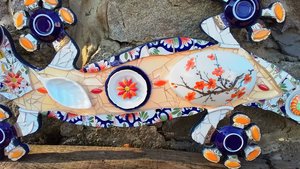 Large Blossom Flower Wall Gecko