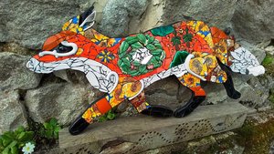 Large Sunflower Forest Fox