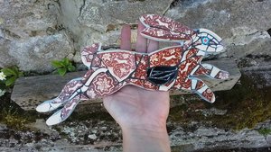 Mini Brown Hare (vintage 1800s hare pattern) (SOLD)