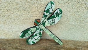 Green Roses Dragonfly (SOLD)