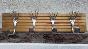 Fork Coat Hooks (SOLD)