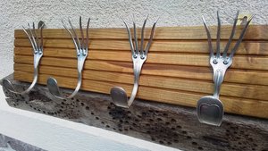 Fork Coat Hooks (SOLD)