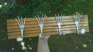 Fork Coat Hooks (SOLD)