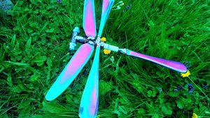 Rainbow Dragonflies on Short Rods (LIMITED EDITION)