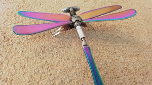 Hanging Wall Rainbow Dragonfly (on hook) (LIMITED EDITION)