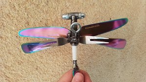 Hanging Wall Rainbow Dragonfly (on hook) (LIMITED EDITION)
