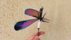 Hanging Wall Rainbow Dragonfly (on hook) (LIMITED EDITION)
