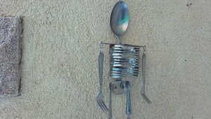 Hanging Skeleton Mobile (large size)