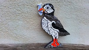 Puffin & Fish (SOLD)