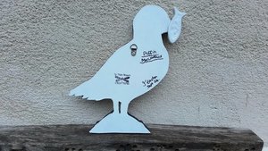 Puffin & Fish (SOLD)