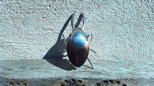 Stag Beetle (rainbow abdomen & wingcases) (MADE TO ORDER)