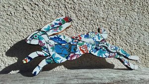 Mini Chinese Flowers Hare 