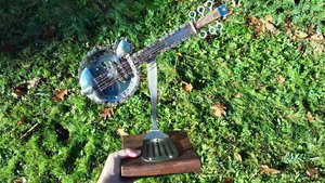 Large Guitar on stand (SOLD)