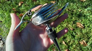 Large Metal Bird Wine Bottle Stopper