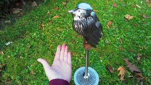 Large Buzzard (on metal stand)