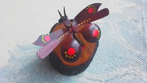Red Butterfly Nature Log 