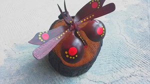 Red Butterfly Nature Log 