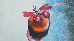 Red Butterfly Nature Log 