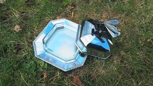 Bee Butter Dish (glass butter dish inside)