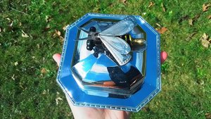 Bee Butter Dish (glass butter dish inside)