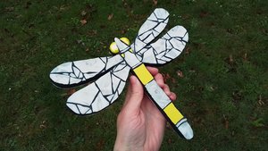Silver Rose Dragonfly 