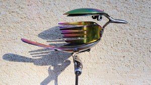 Rainbow Kingfisher (on wood)