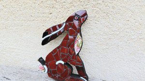 Mini Sitting Hare (right facing)