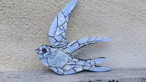 Large Summer Swallow (bird pattern) (left facing) (SOLD) 
