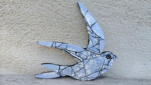 Large Summer Swallow (bird pattern) (right facing)