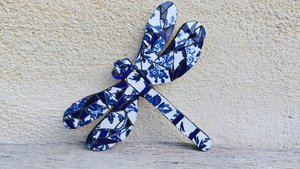 Blue Roses Dragonfly 