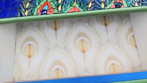 Peacock Bedside Table (with draw)