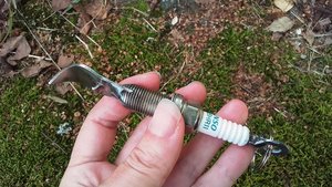 Sparkplug Can & Bottle Opener Keyrings
