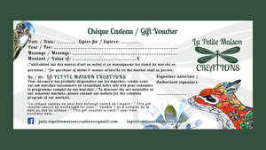 Gift Voucher / Chèque Cadeau