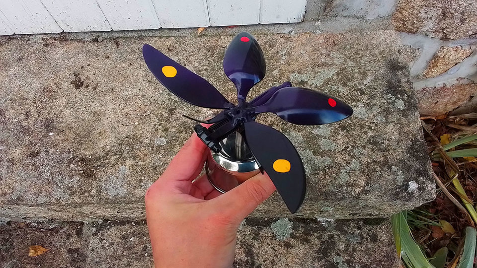 Purple Butterfly on Pot