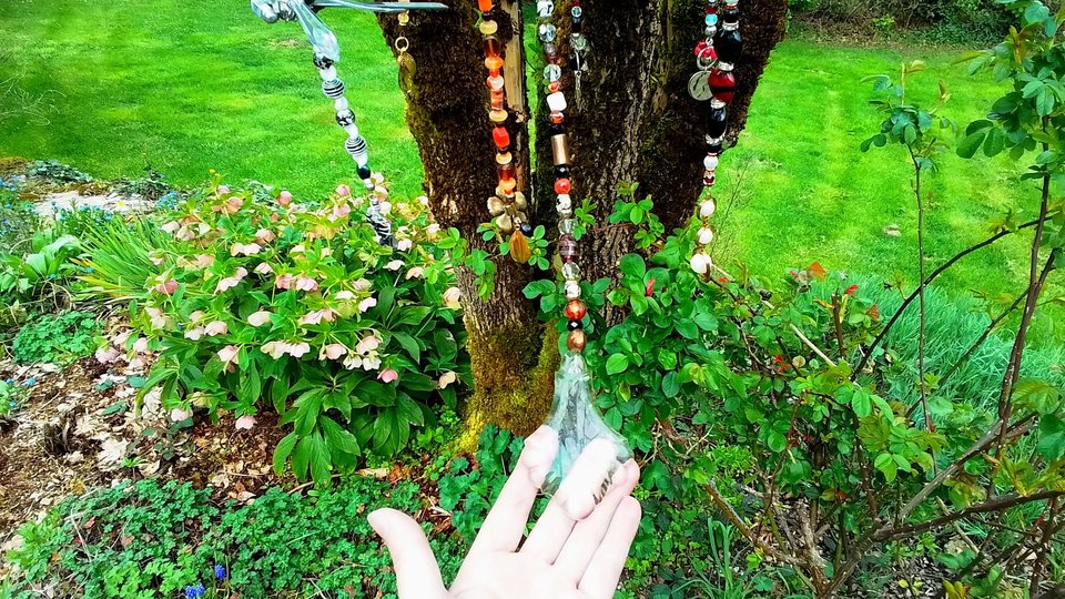 Large Dragonfly & Crystal Chandelier (statement mobile)