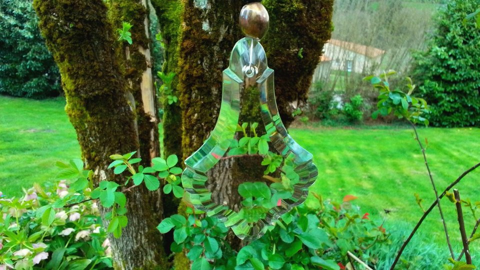 Large Dragonfly & Crystal Chandelier (statement mobile)