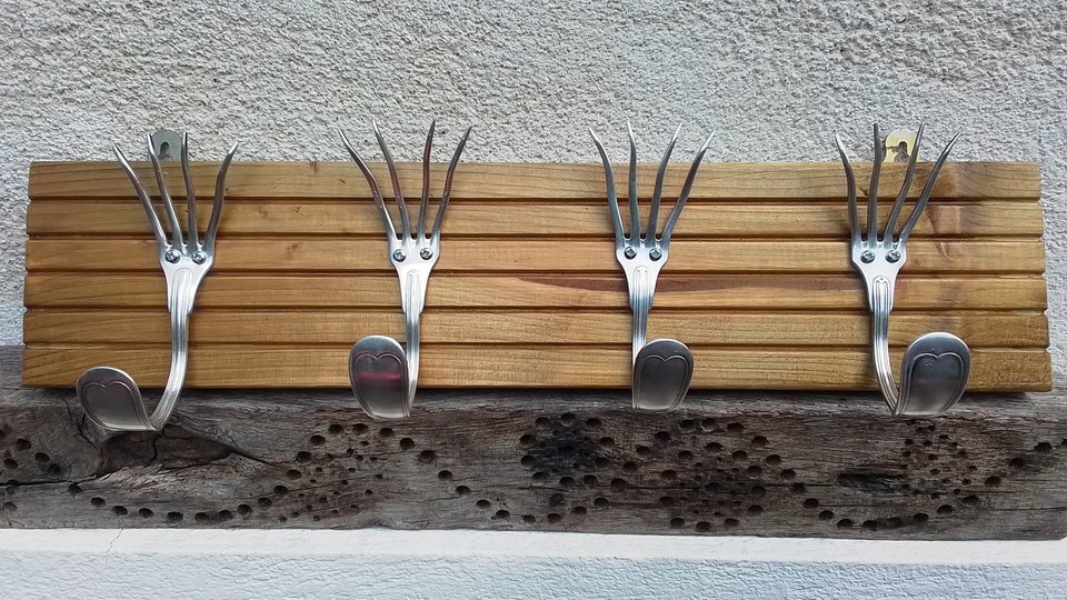 Fork Coat Hooks (SOLD)