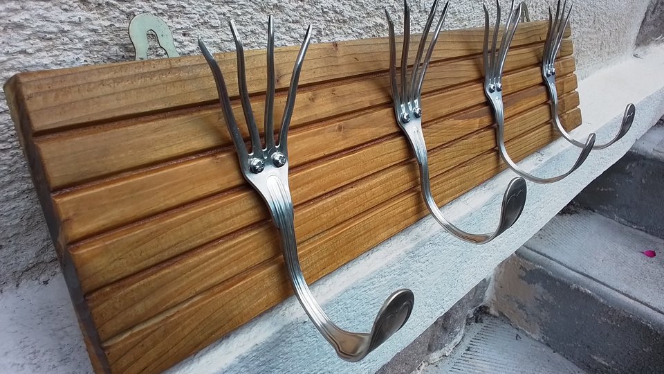 Fork Coat Hooks (SOLD)