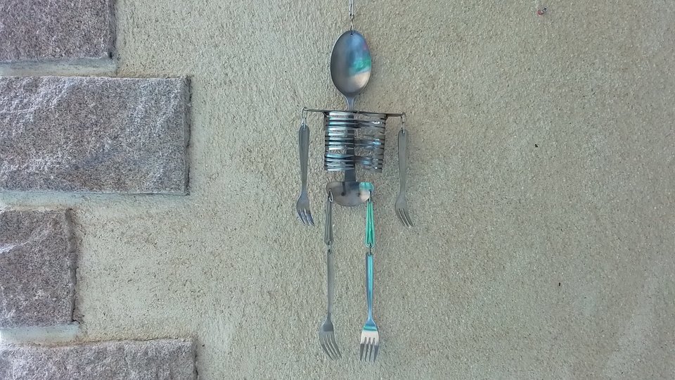 Hanging Skeleton Mobile (large size)