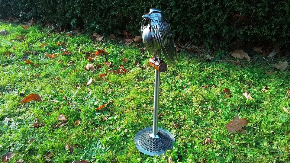 Large Buzzard (on metal stand)